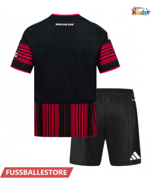 Günstige Eintracht Frankfurt Heimtrikotsatz Kinder 2026-27 Kurzarm (+ Kurze Hosen)